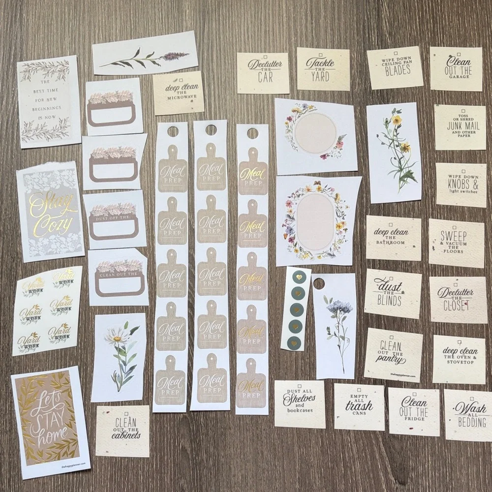 ❤️$4 Home Not So Mystery Happy Planner Sticker Set